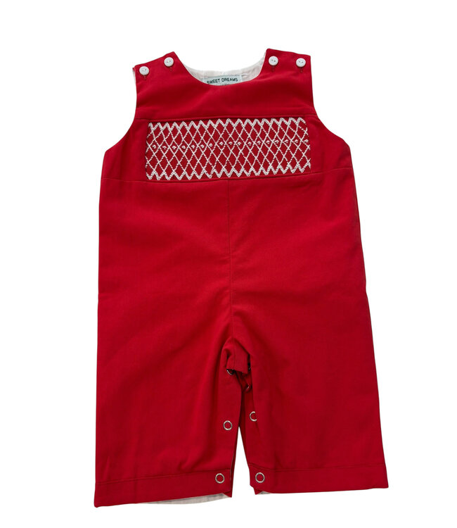 Joseph Red Smocked Longall