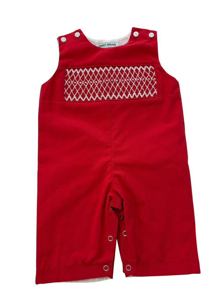 Sweet Dreams Joseph Red Smocked Longall