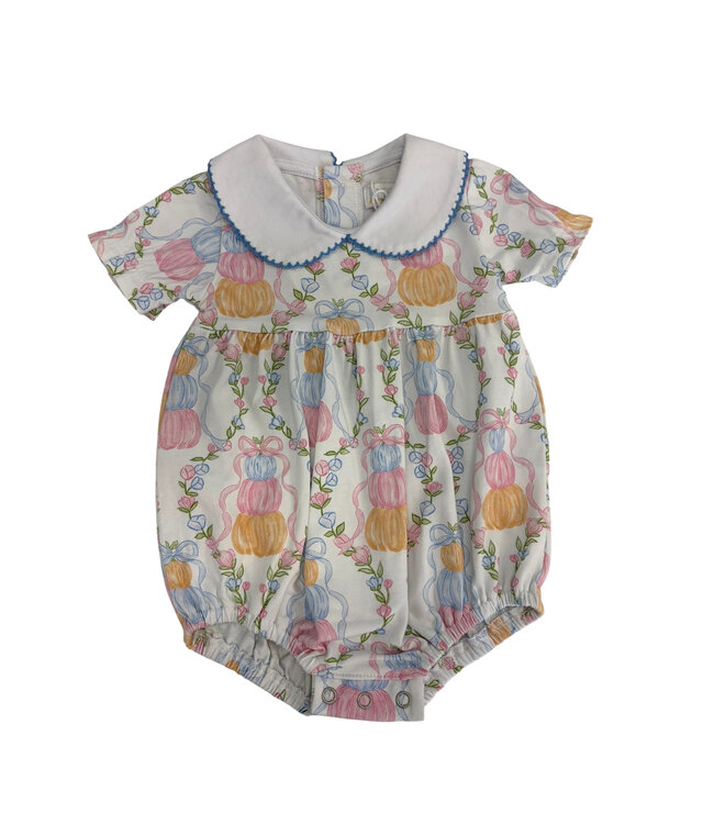 Pumpkin Trellis Girl Bubble