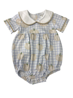 The Oaks Pumpkin Patch Plaid Boy Bubble