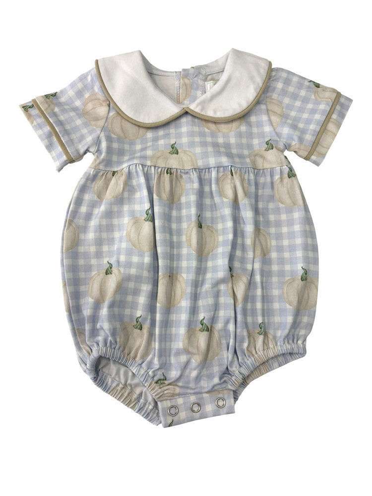 The Oaks Pumpkin Patch Plaid Boy Bubble