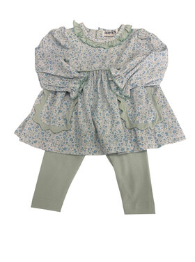 Ishtex Ditsy Flower Leggings Set