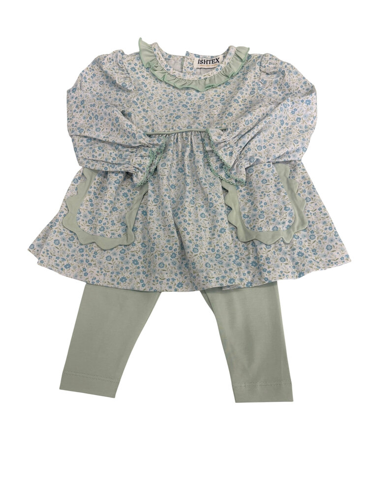 Ishtex Ditsy Flower Leggings Set