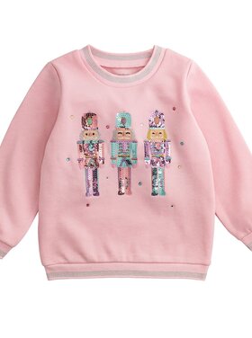 MudPie Nutcracker Sequin Sweatshirt