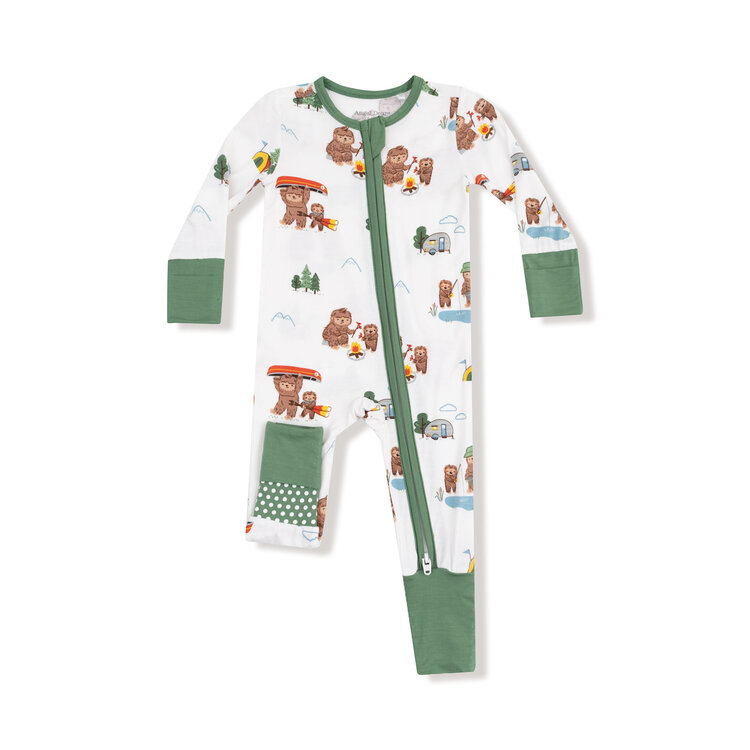Angel Dear Bigfoot Camping 2 Way Zipper Romper