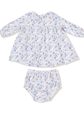 Angel Dear Country Girl Floral L/S Dress and Diaper Cover