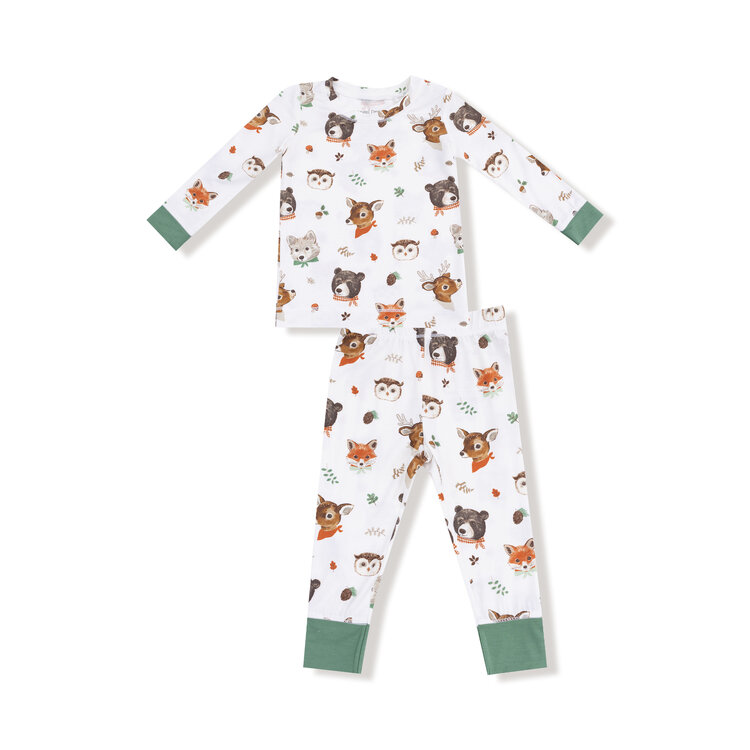 Angel Dear Woodland Animal Faces L/S Loungewear
