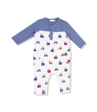 Angel Dear Mini Tractors Romper