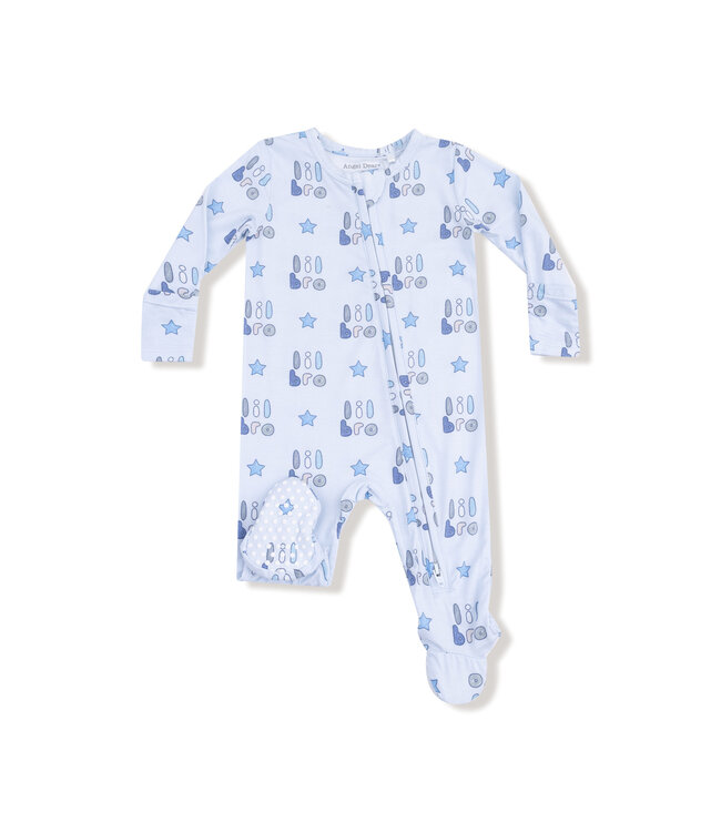 Lil Bro 2 Way Zipper Footie