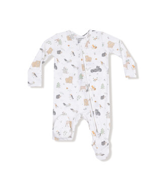 Angel Dear Woodland Babies 2 Way Zipper Footie