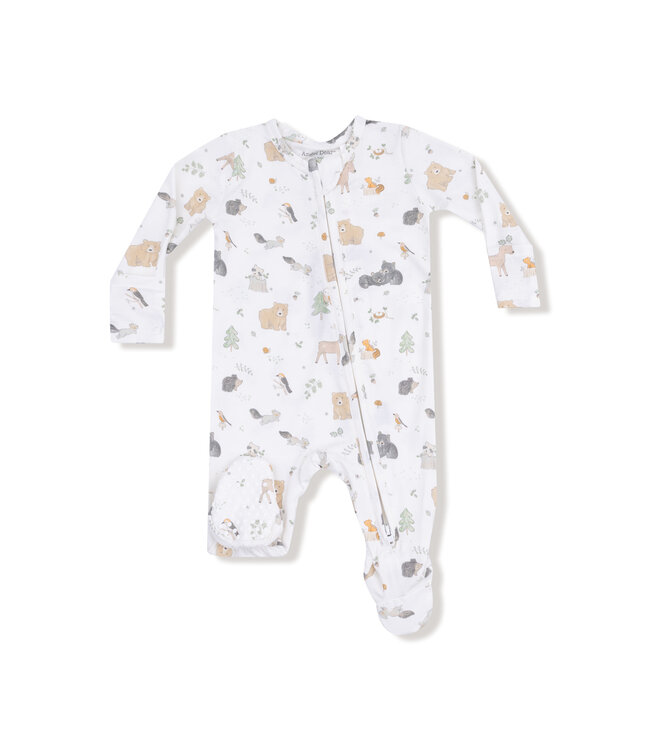 Woodland Babies 2 Way Zipper Footie