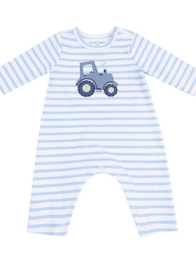 Angel Dear Mini Tractors Romper w/ Applique
