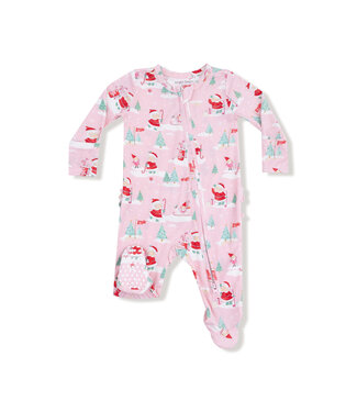 Angel Dear Golfing Mrs. Claus and Elves Ruffle Footie