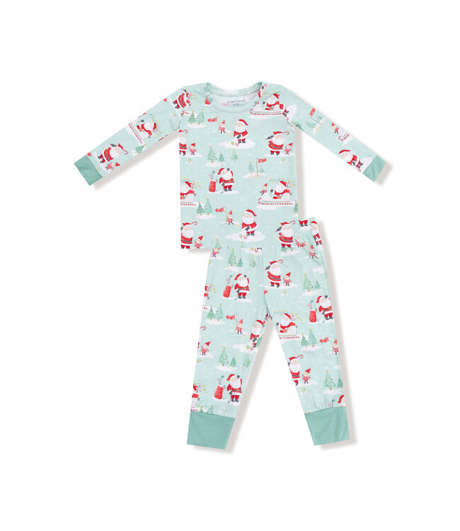 Golfing Santa and Elves L/S Loungewear Set