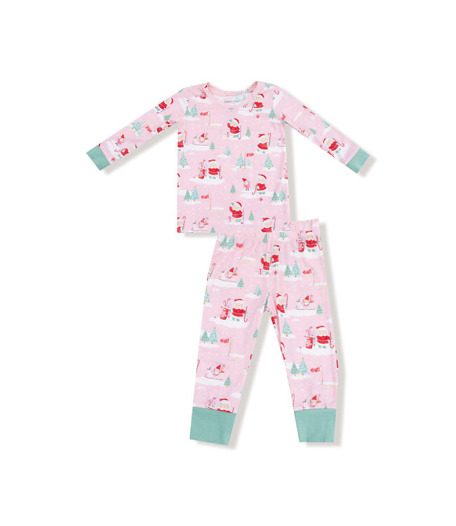 Golfing Mrs. Claus and Elves L/S Loungewear Set
