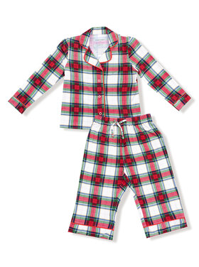 Angel Dear Holiday Plaid Pajama Set