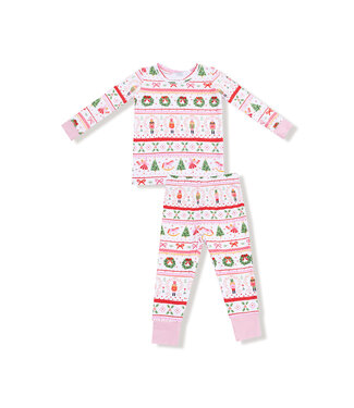 Angel Dear Sugar Plum Fairy Nutcracker Pink L/S Loungewear Set