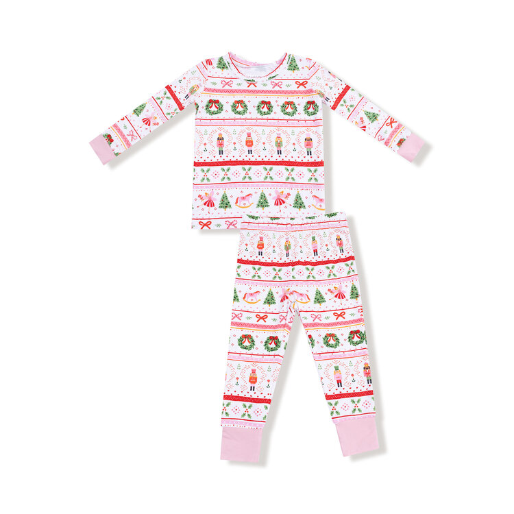 Angel Dear Sugar Plum Fairy Nutcracker Pink L/S Loungewear Set