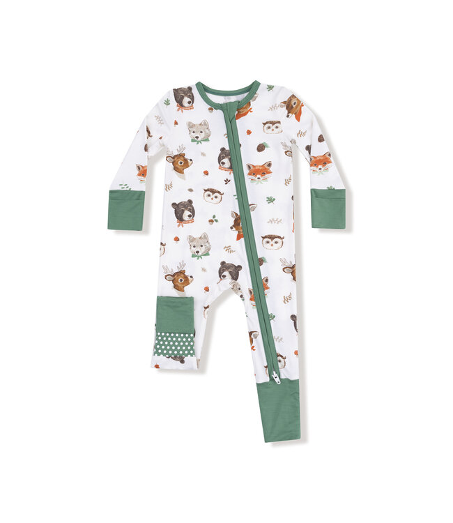 Woodland Animal Faces Romper