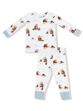 Angel Dear Baby Beavers L/S Loungewear Set