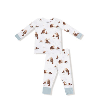 Angel Dear Baby Beavers L/S Loungewear Set