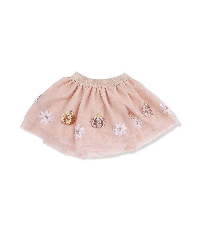 Pumpkins and Flowers Tutu Skirt