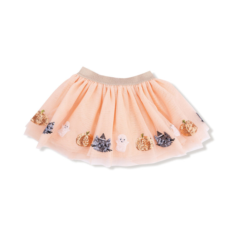Angel Dear Orange Cat & Ghost Halloween Tutu