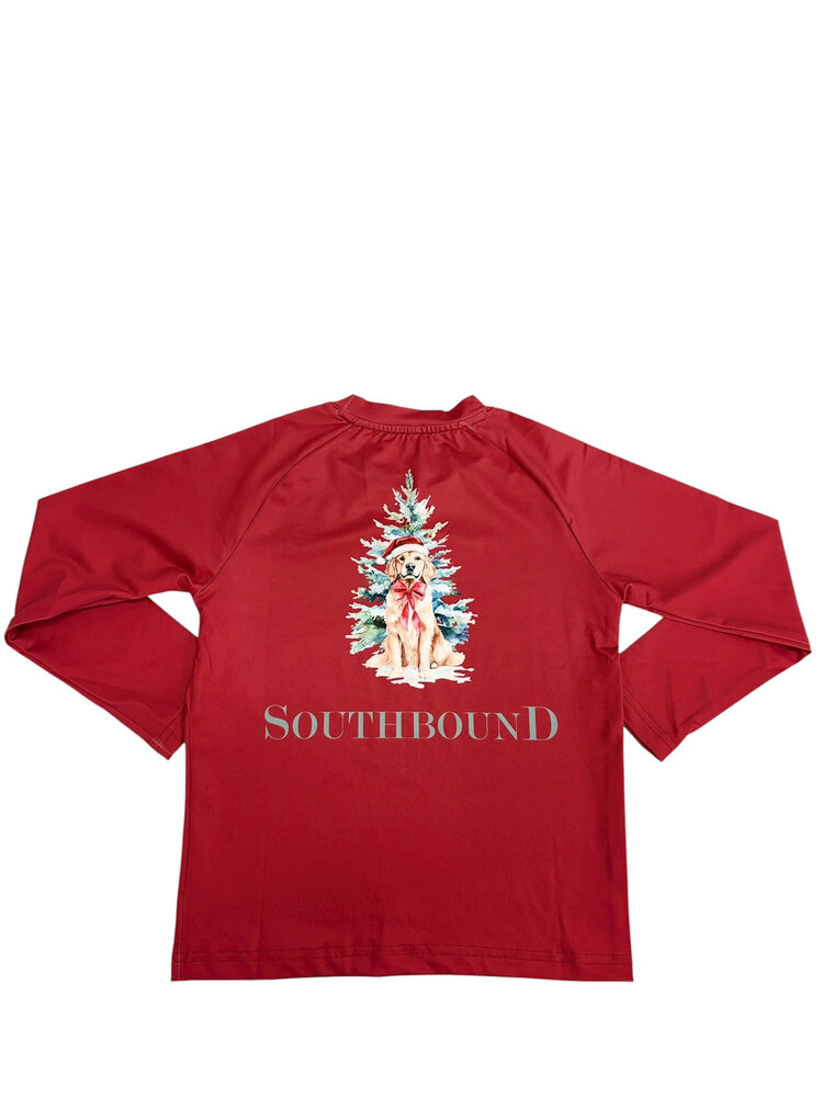 SouthBound Christmas Pup Performance Tee
