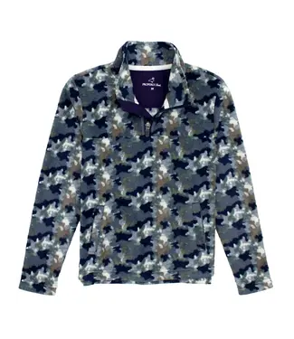 Properly Tied Microfleece Pullover Delta Backwater Camo