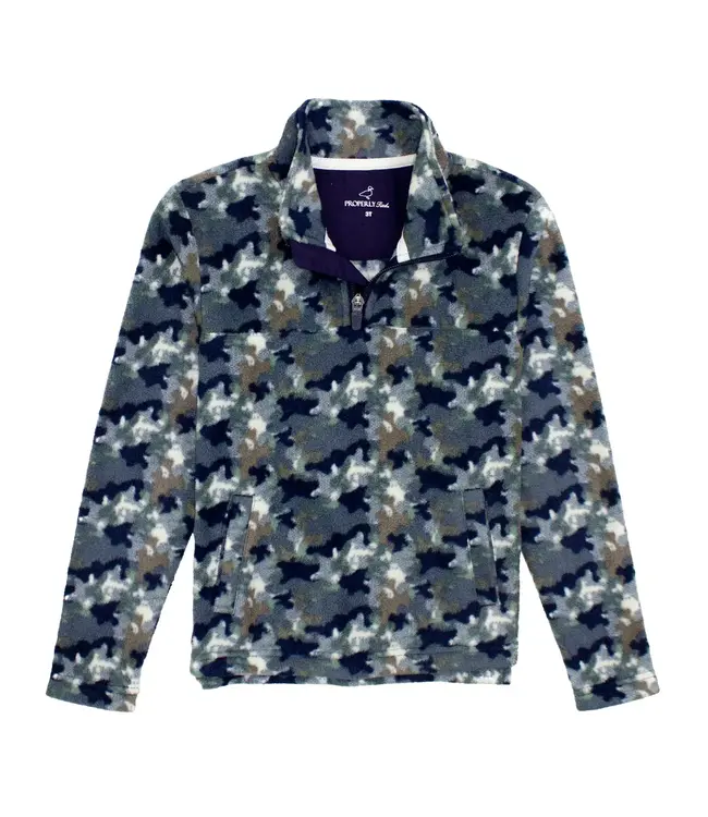 Microfleece Pullover Delta Backwater Camo
