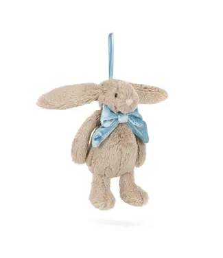 JellyCat Bashful Beige Bunny Decoration