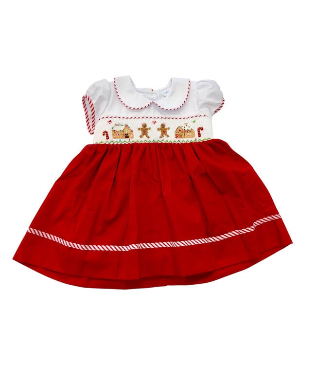 Gingerbread Smocked Dress