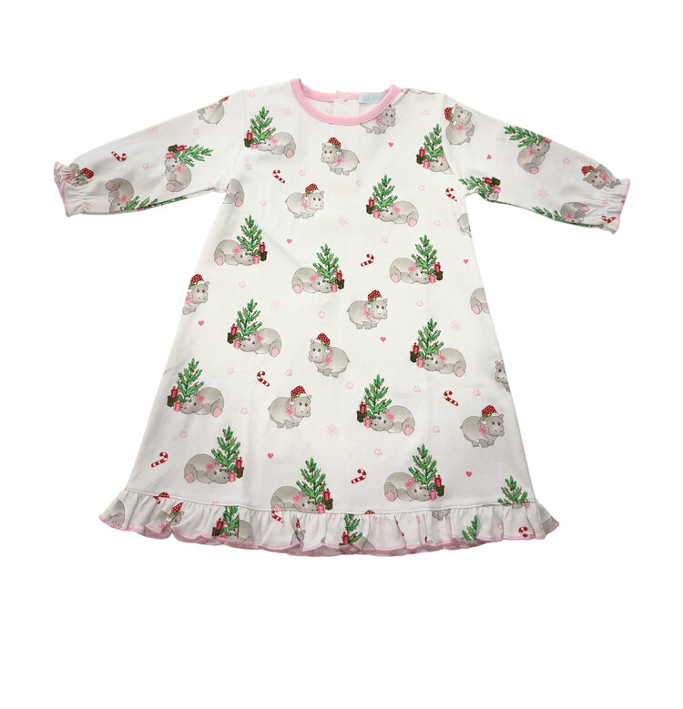LuLu BeBe Christmas Hippo Gown