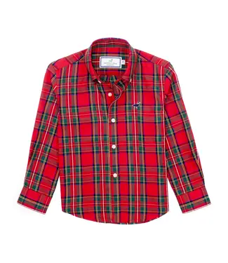 Properly Tied Boys Seasonal Sportshirt -  Yuletide