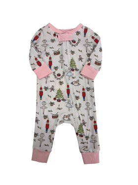 Ishtex Nutcracker Girl's Pajama Romper