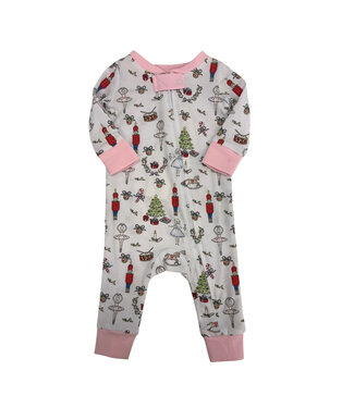 Ishtex Nutcracker Girl's Pajama Romper