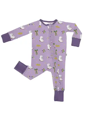 Goosies Mardi Gras Queen LS Zip PJ