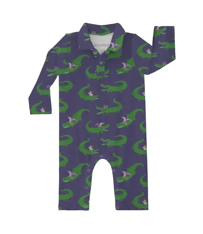 Gator Krewe LS Polo Romper
