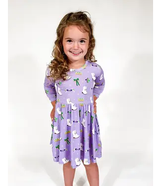 Goosies Mardi Gras Queen Pocket Dress