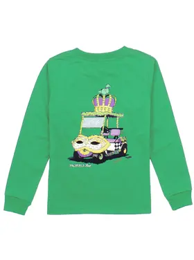 Properly Tied Mardi Gras Cart LS Tee