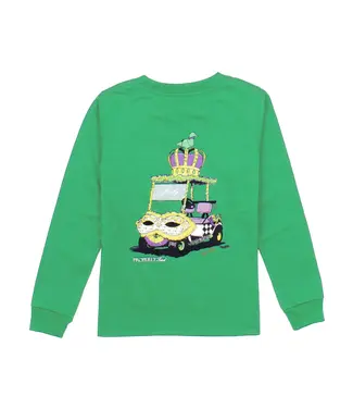 Properly Tied Mardi Gras Cart LS Tee