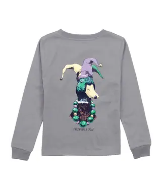 Properly Tied Mardi Gras Mallard LS Tee