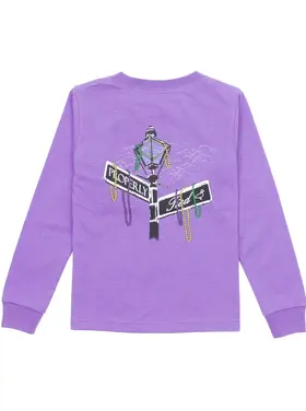 Properly Tied Mardi Gras Rue PT LS Tee