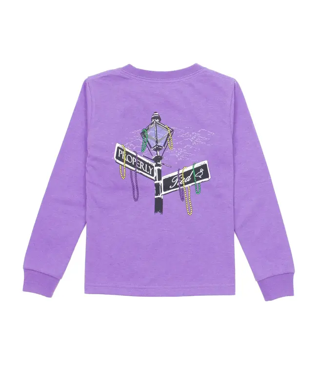 Mardi Gras Rue PT LS Tee