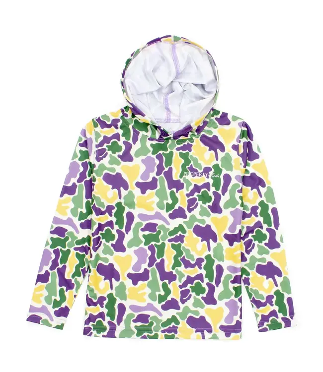 Mardi Gras Camo Performance Hoodie