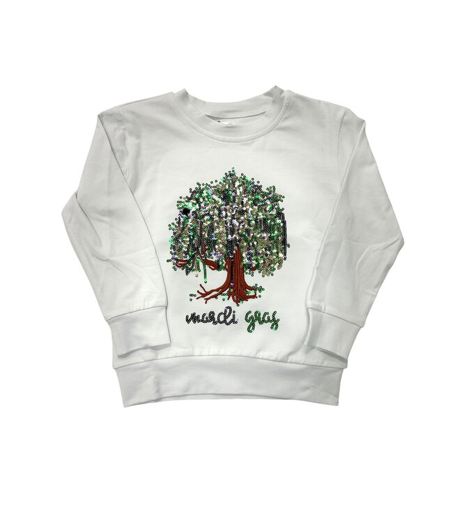 Sequin Bead Tree LS Shirt