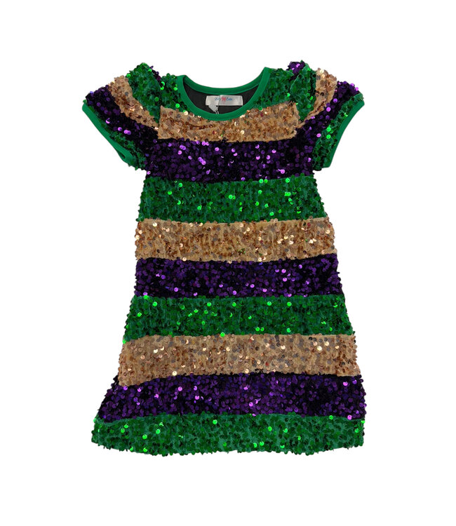 Mardi Gras Glitter Dress
