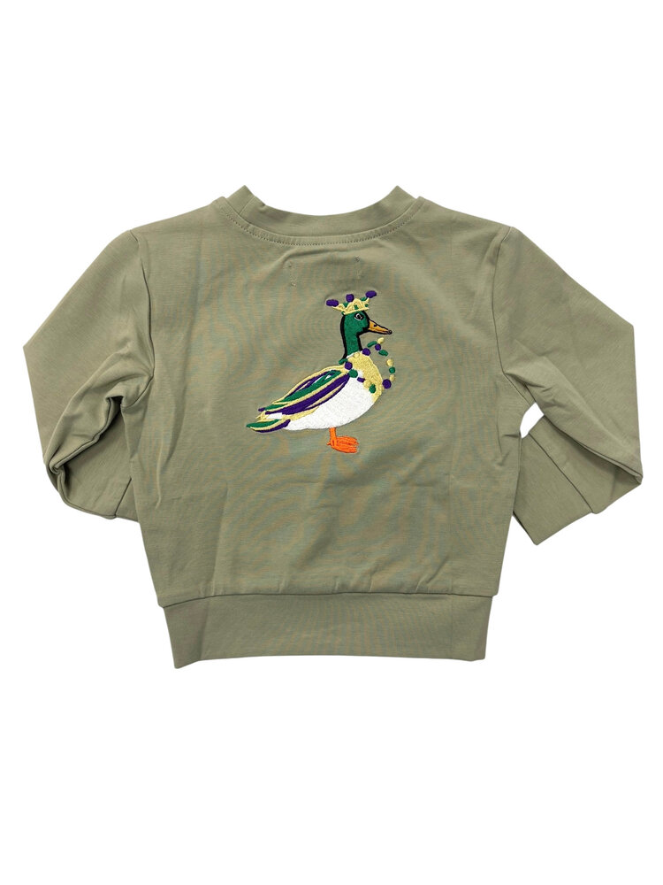 LuLu BeBe Mardi Gras Duck LS Shirt
