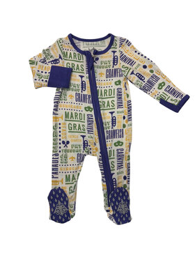 Belle Cher All Things Mardi Gras Romper