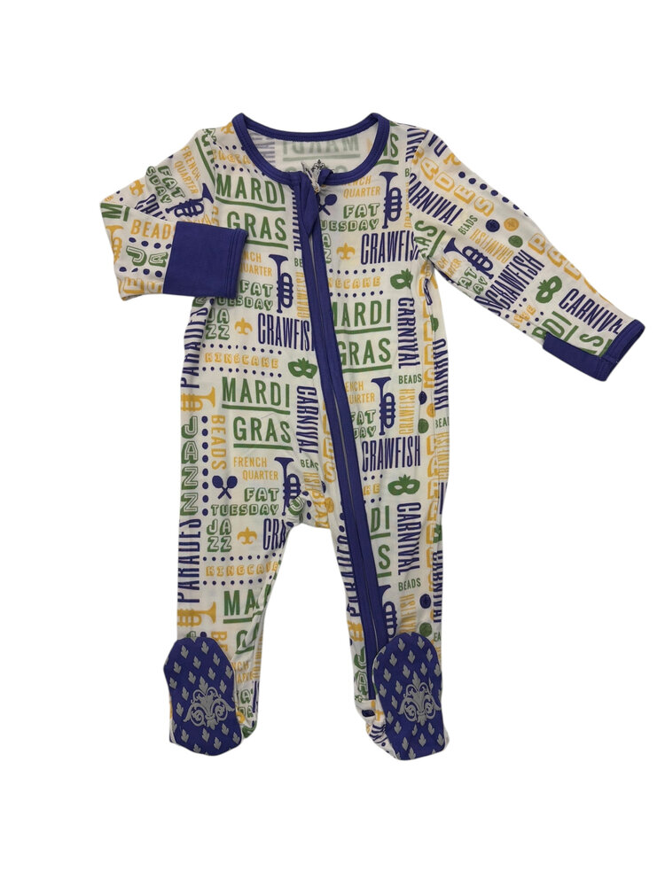 Belle Cher All Things Mardi Gras Romper